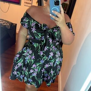 Floral Off-Shoulder Dress